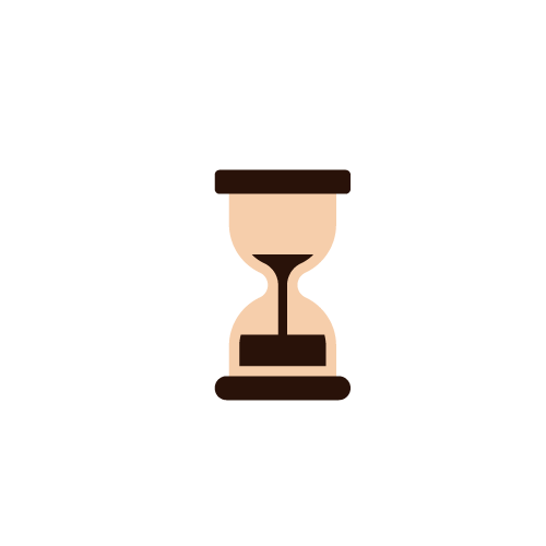 icon mit sanduhr