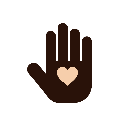 icon mit hand 